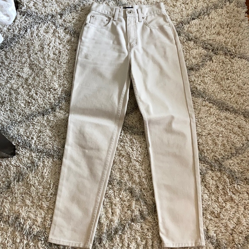 Ann Taylor light sand jeans size 4 - Picture 2 of 6